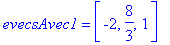 evecsAvec1 = vector([-2, 8/3, 1])