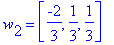 w[2] = vector([-2/3, 1/3, 1/3])