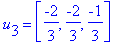 u[3] = vector([-2/3, -2/3, -1/3])