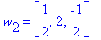 w[2] = vector([1/2, 2, -1/2])