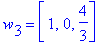 w[3] = vector([1, 0, 4/3])