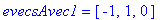 evecsAvec1 = vector([-1, 1, 0])