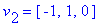 v[2] = vector([-1, 1, 0])