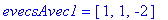 evecsAvec1 = vector([1, 1, -2])