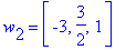 w[2] = vector([-3, 3/2, 1])