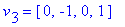 v[3] = vector([0, -1, 0, 1])
