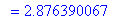 `` = 2.876390067