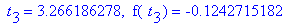 ` t`[3] = 3.266186278, ` f`(` t`[3]) = -.1242715182